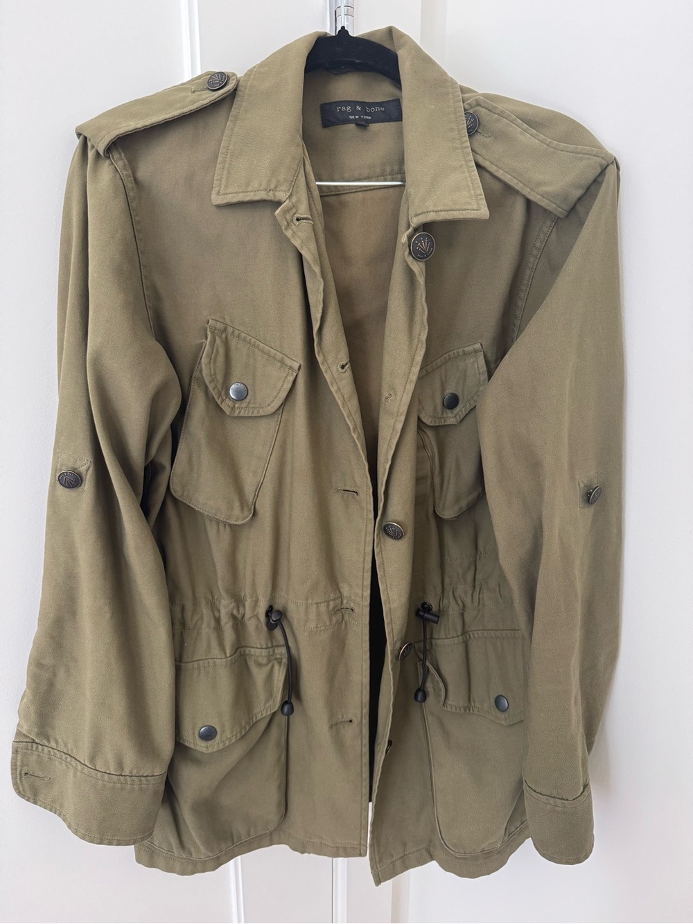 rag & bone Olive Green Military-Style Field Jacket